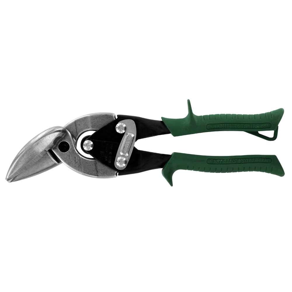 sketch ruler snip & Midwest  Snip   6510R Aviation Snips® MWT Right Offset