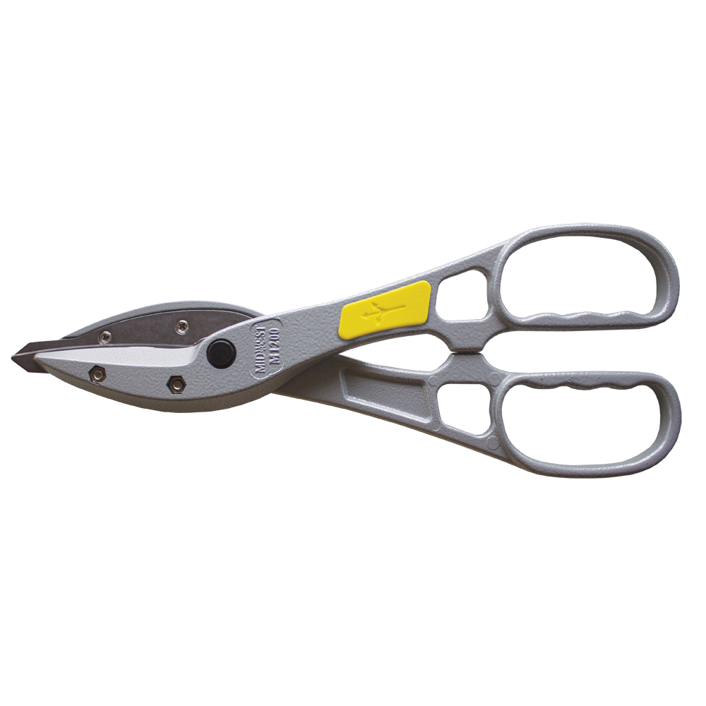 thumbnail image 2 of Crescent Wiss 12 In. Duckbill Tin Combination Pattern Snips WDF12D, 1 2 of 11