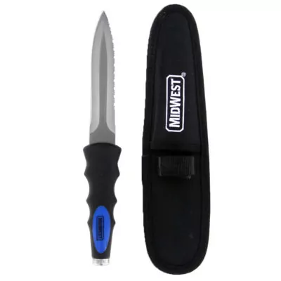 Midwest Flex Duct Knife - Rubberized Taper Handle w/sheath