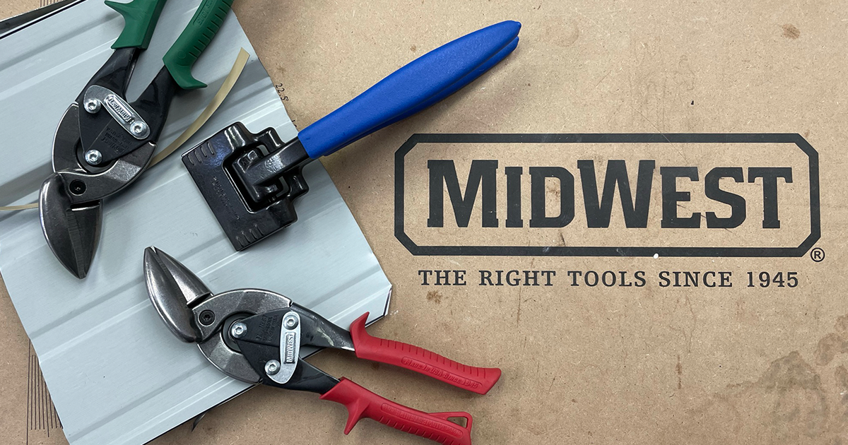 Midwest Tool and Cutlery MWT-87S Midwest Snips MWT-87S Forged Blade 8 Straight Tinner Snip, 